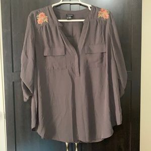 Torrid floral blouse